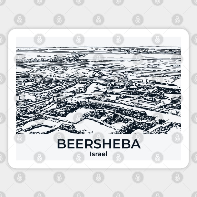 Beersheba - Israel Magnet by Lakeric